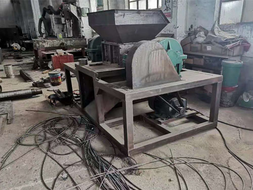 600钢销撕碎机试机视频